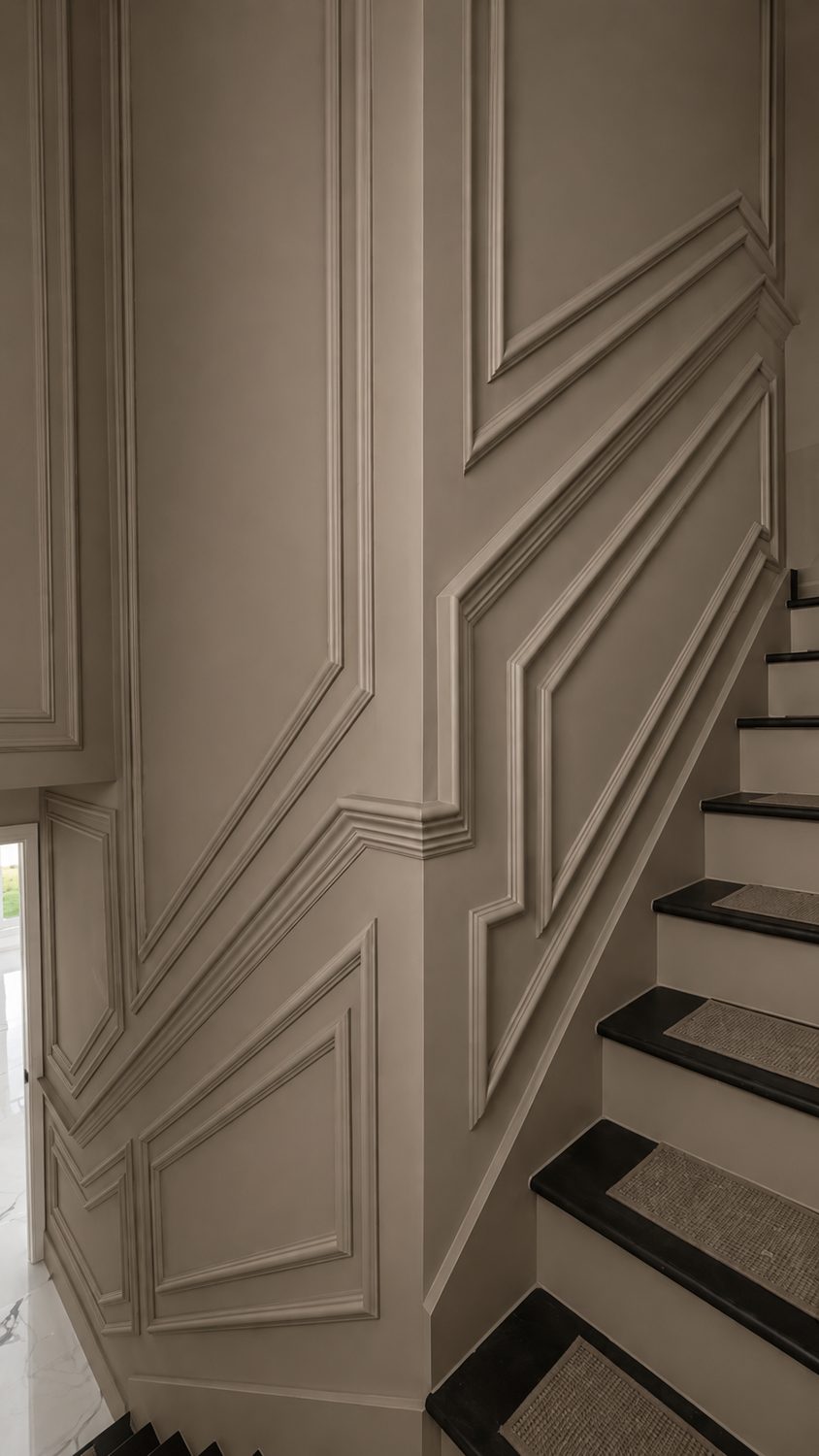 Ceilings & Accent Walls — Candace Stairs Corner by Trim Views Carpentry